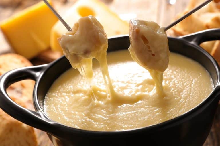 fondue poulet pane